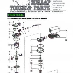 Excenterschuurmachine ES 125 E - B 489962